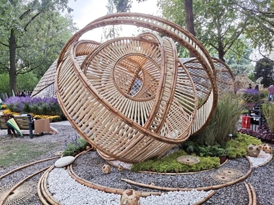 2019北林國際花園建造節(jié)一等獎作品--&ldquo;風(fēng)巢 The Wind Nest&rdquo;景觀裝置設(shè)計 | 天津大學(xué)學(xué)生團隊